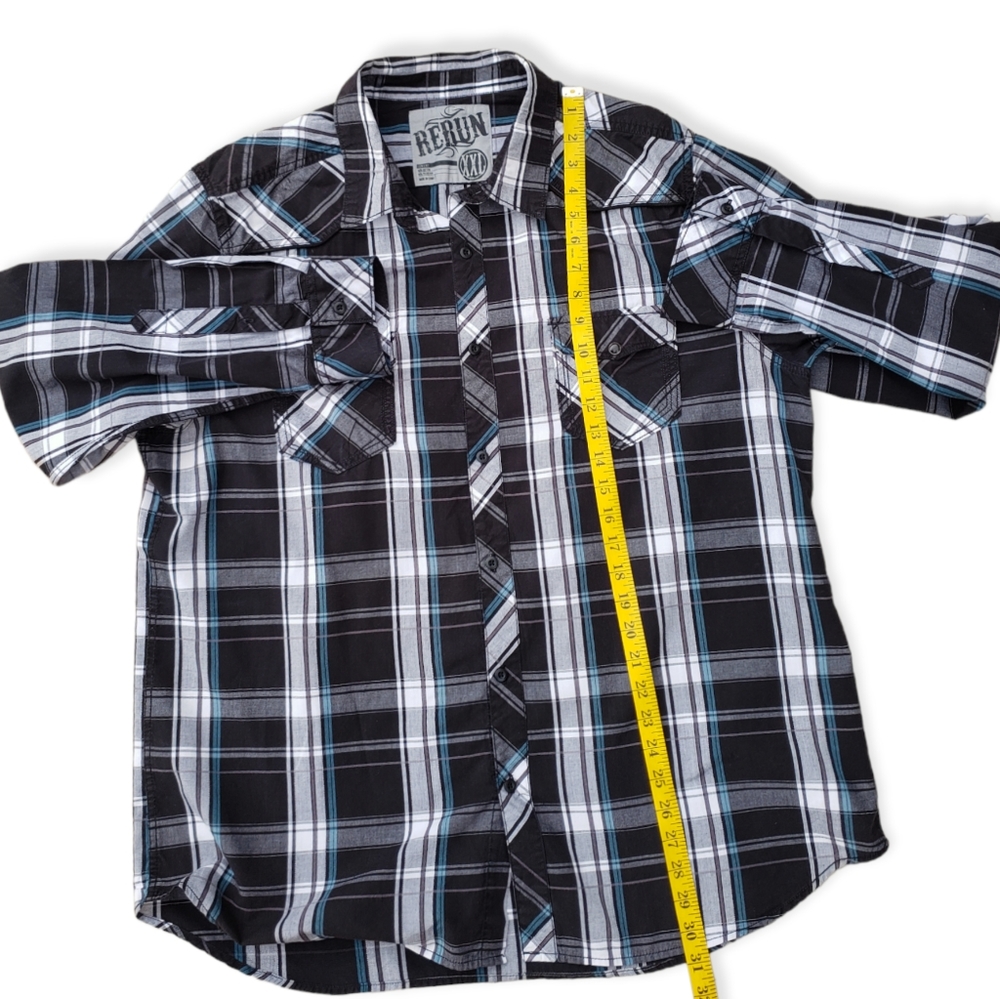 Mens RERUN Western button down - Picture 6 of 8